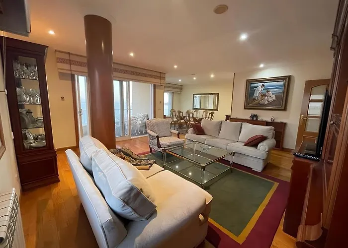 Piso En Primera Línea De La Playa De Silgar Apartamento